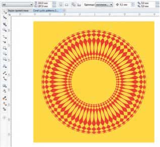 Создание узоров из простых геометрических фигур в CorelDRAW (часть 1)