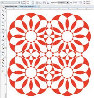 Создание узоров из простых геометрических фигур в CorelDRAW (часть 4)